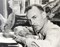 Portrait of William John Bertram Newcombe: Photo by Harold Sumberg. Courtesy Maynards Fine Art, Vancouver.